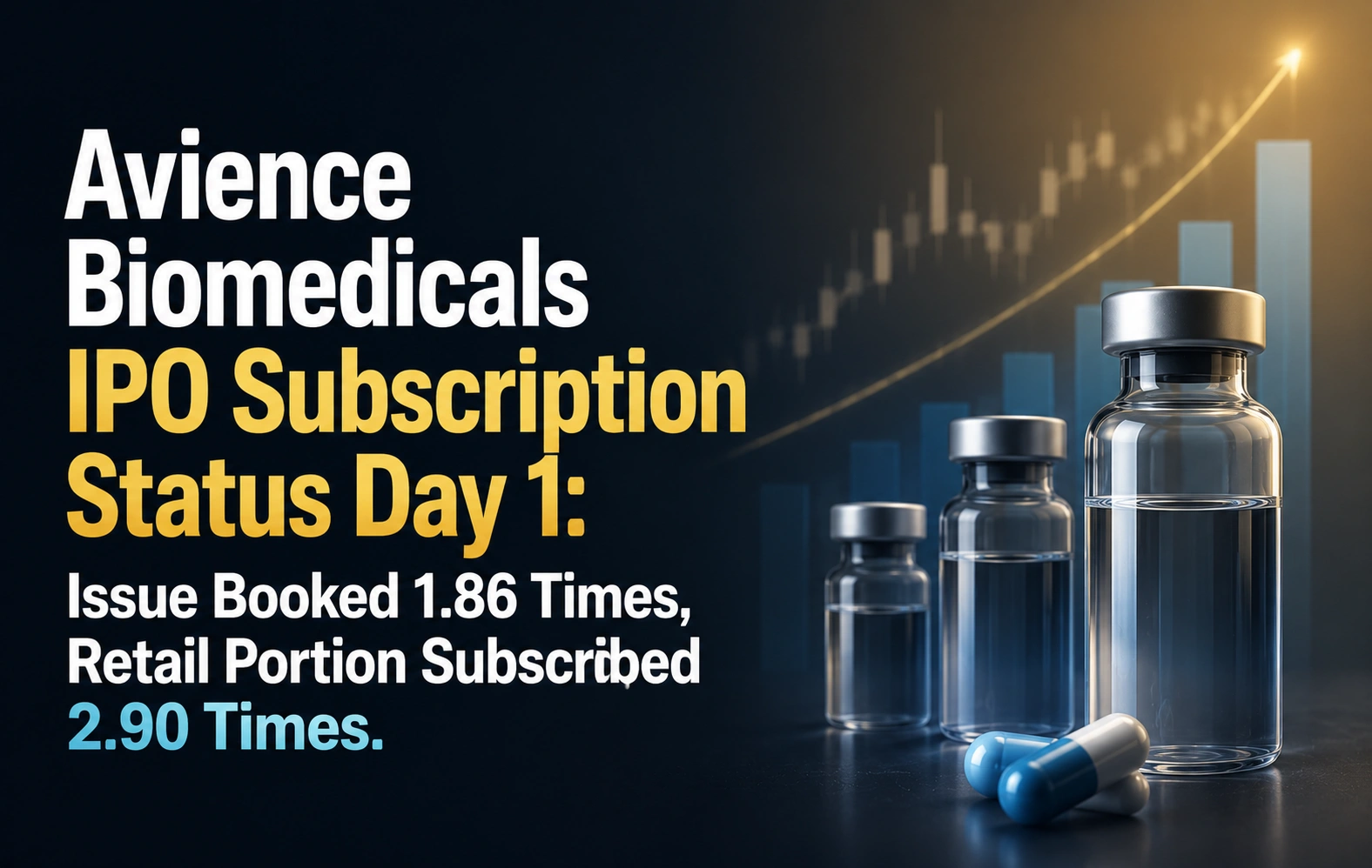 Avience Biomedicals IPO Subscription Status Day 1: Issue Booked 1.86 Times, Retail Portion Subscribed 2.90 Times