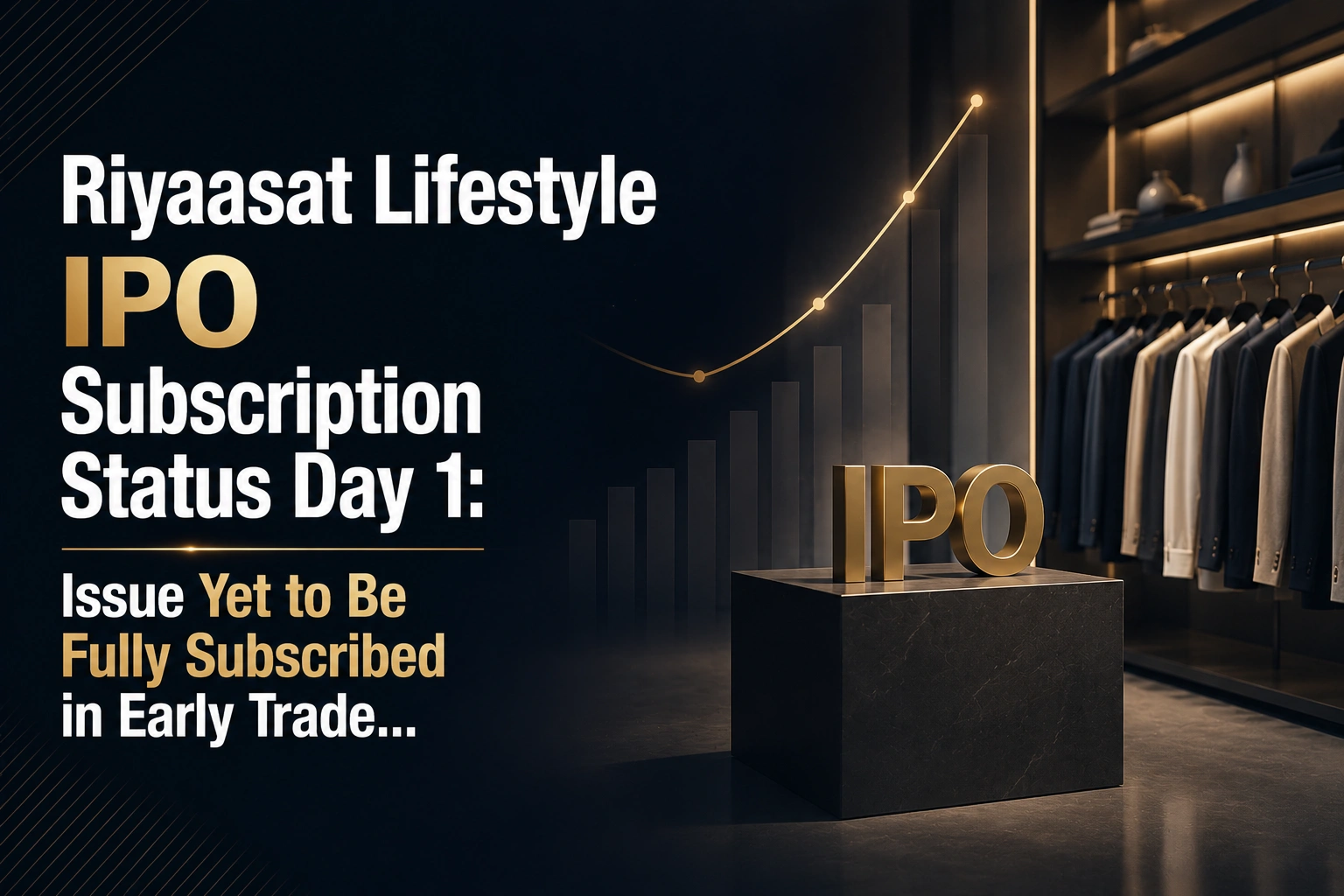 Riyaasat Lifestyle IPO Subscription Status Day 1: Issue Yet to Be Fully Subscribed in Early Trade