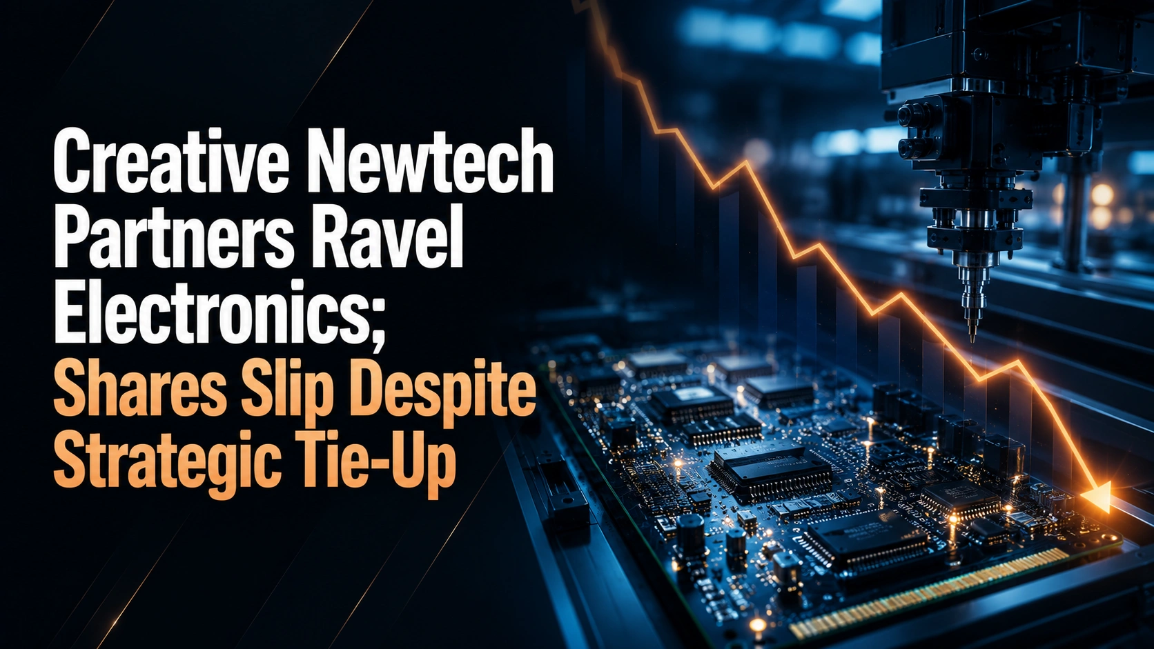 Creative Newtech Partners Ravel Electronics; Shares Slip Despite Strategic Tie-Up
