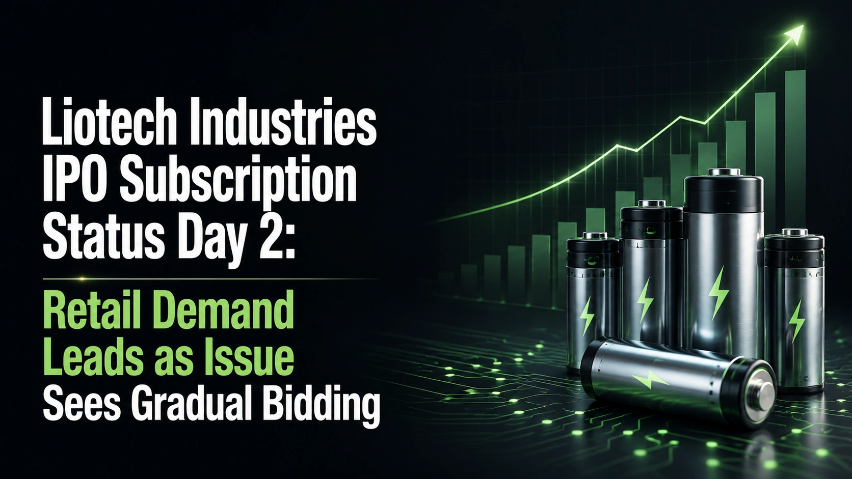 Liotech Industries IPO Subscription Status Day 2: Retail Demand Leads as Issue Sees Gradual Bidding