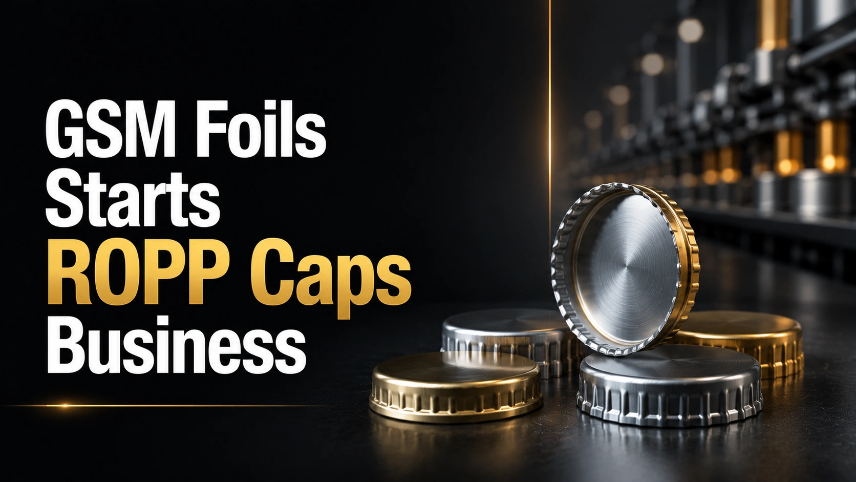 GSM Foils Launches ROPP Caps Business; Shares Down 0.78%