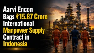 Aarvi Encon Bags ₹15.87 Crore International Manpower Supply Contract in Indonesia; Shares Marginally Up
