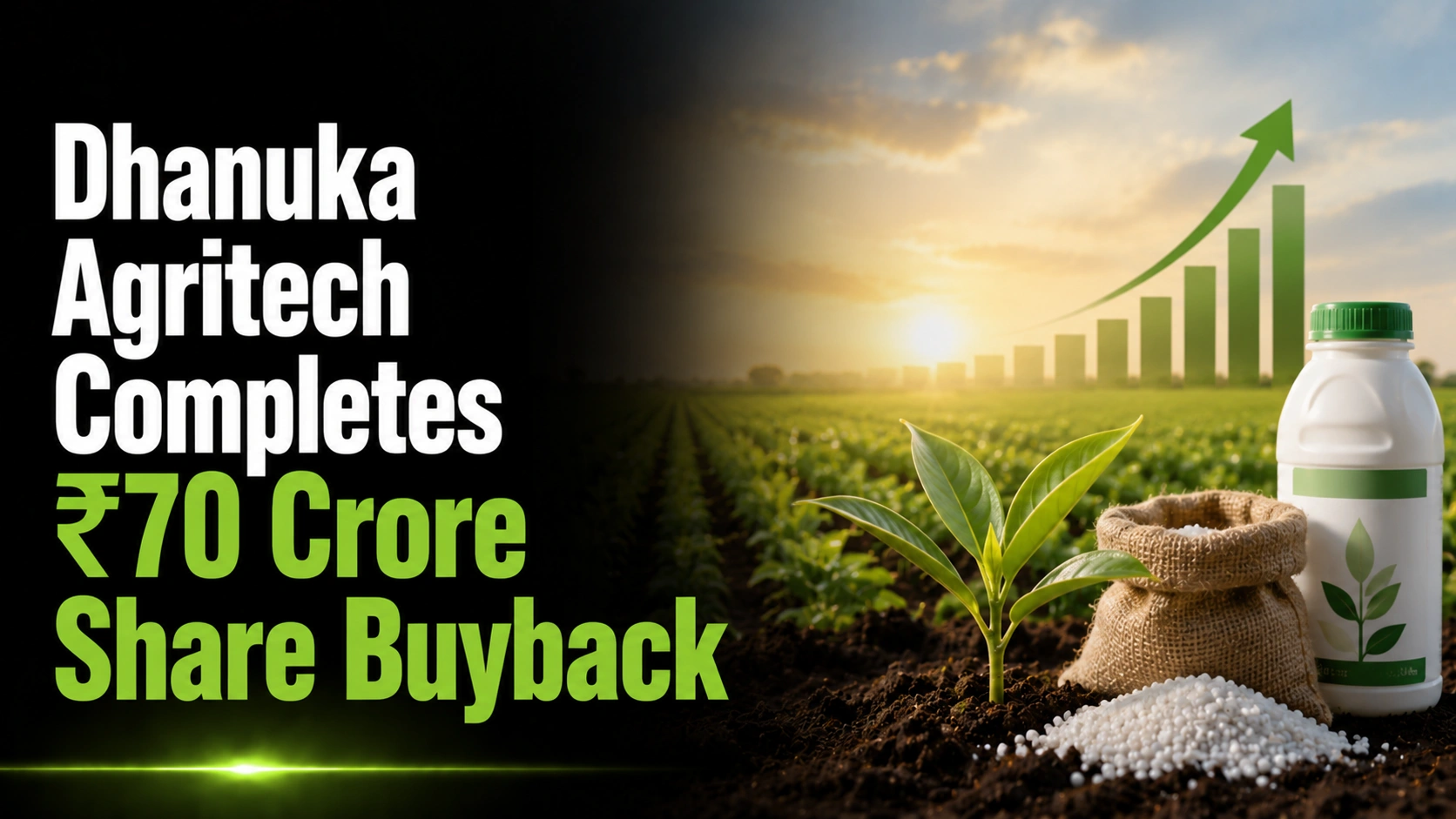 Dhanuka Agritech Completes ₹70 Crore Share Buyback; Shares Slip 0.23%