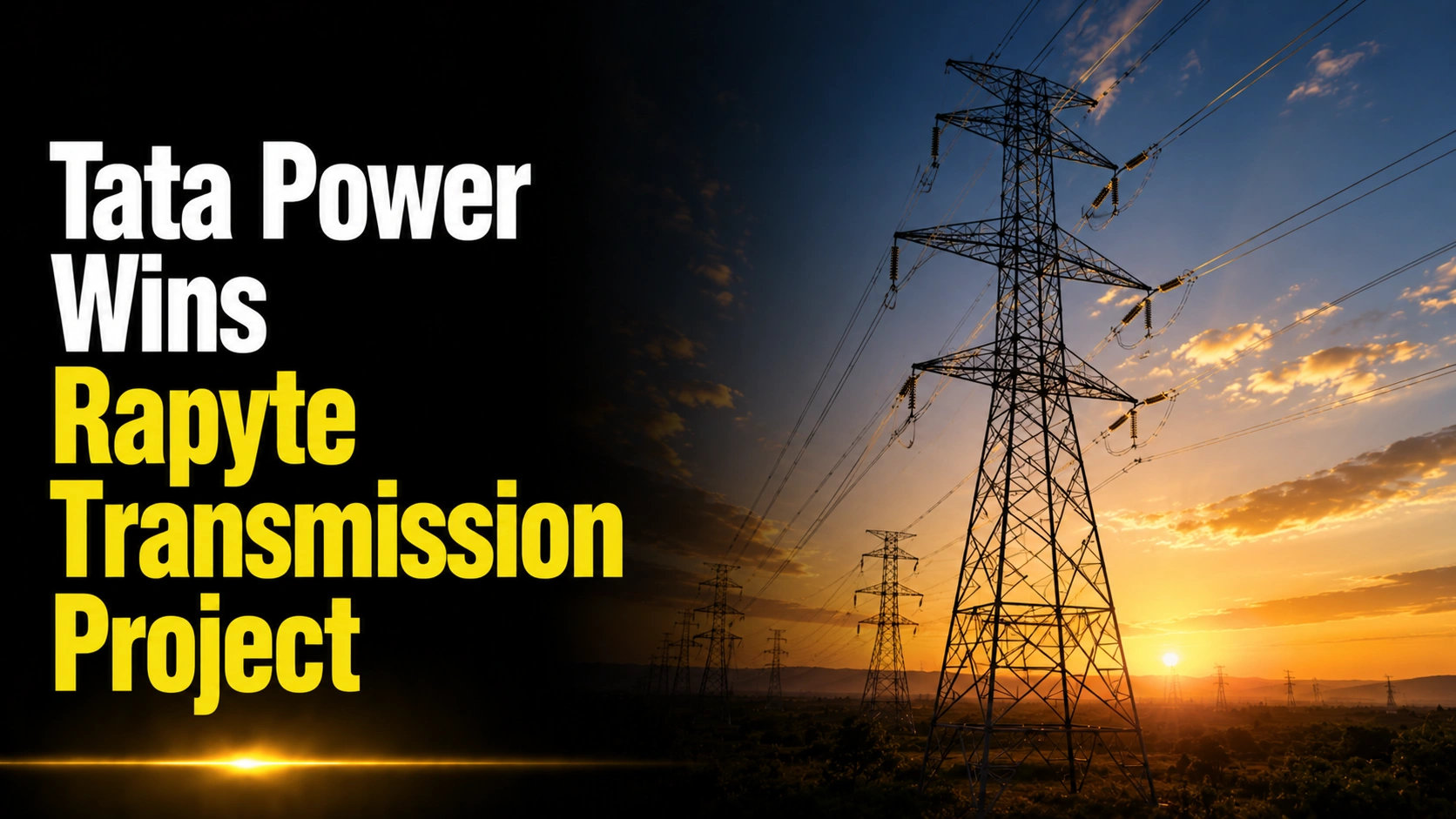 Tata Power Wins Rapyte Transmission Project; Shares Remain in Focus