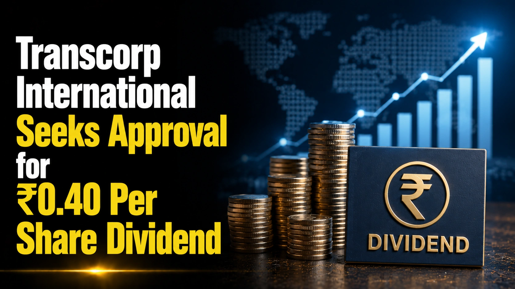 Transcorp International Seeks Approval for ₹0.40 Per Share Dividend