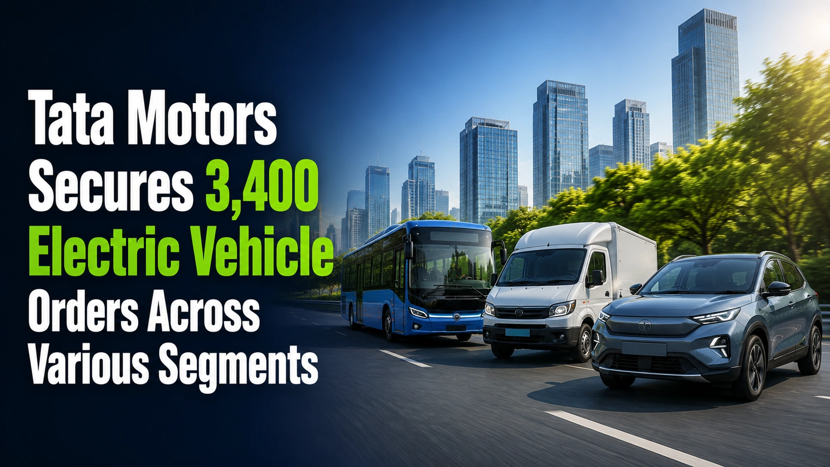Tata Motors Secures 3,400 Electric Vehicle Orders Across Freight and Passenger Mobility Segments; Shares Rise 1.16%