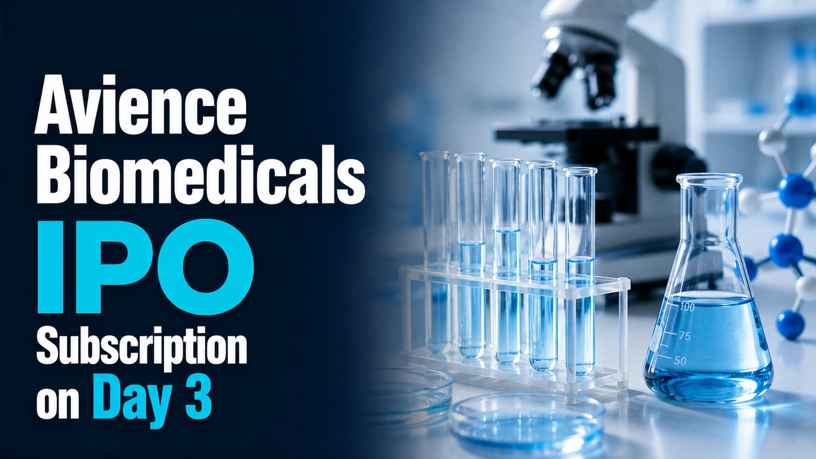 Avience Biomedicals IPO Subscription on Day 3: Retail and HNI Investors Drive Massive 132.42x Demand as Issue Closes Today