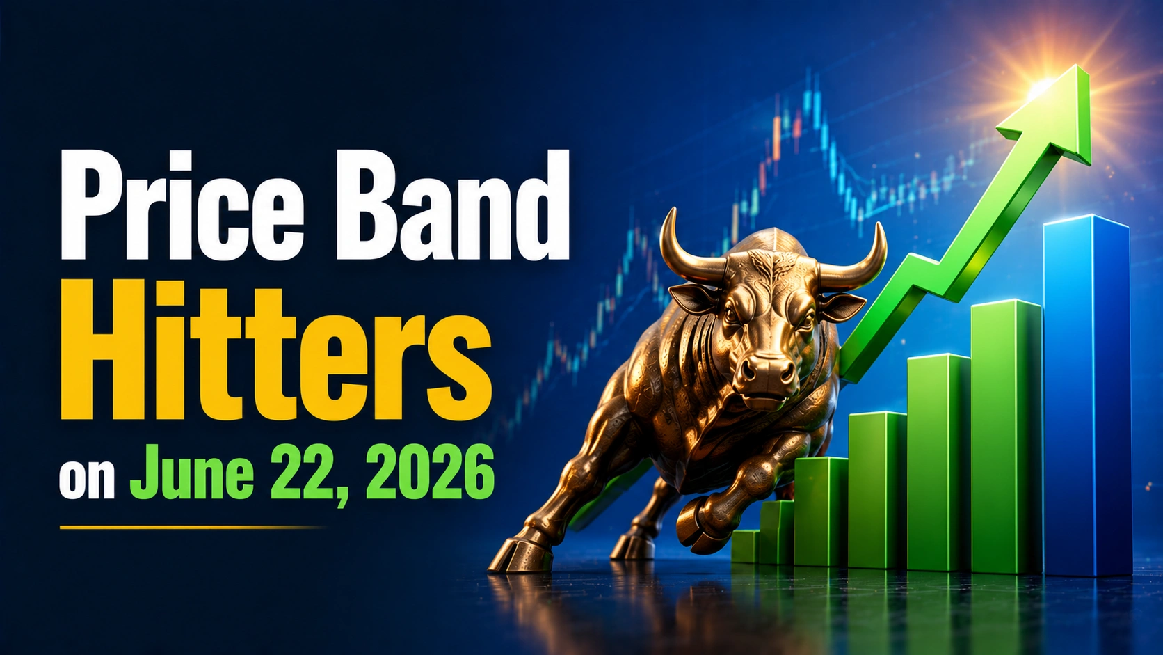 Price Band Hitters on June 22, 2026: GTEC Jainx, Yudiz, Synoptics Among Notable Stocks
