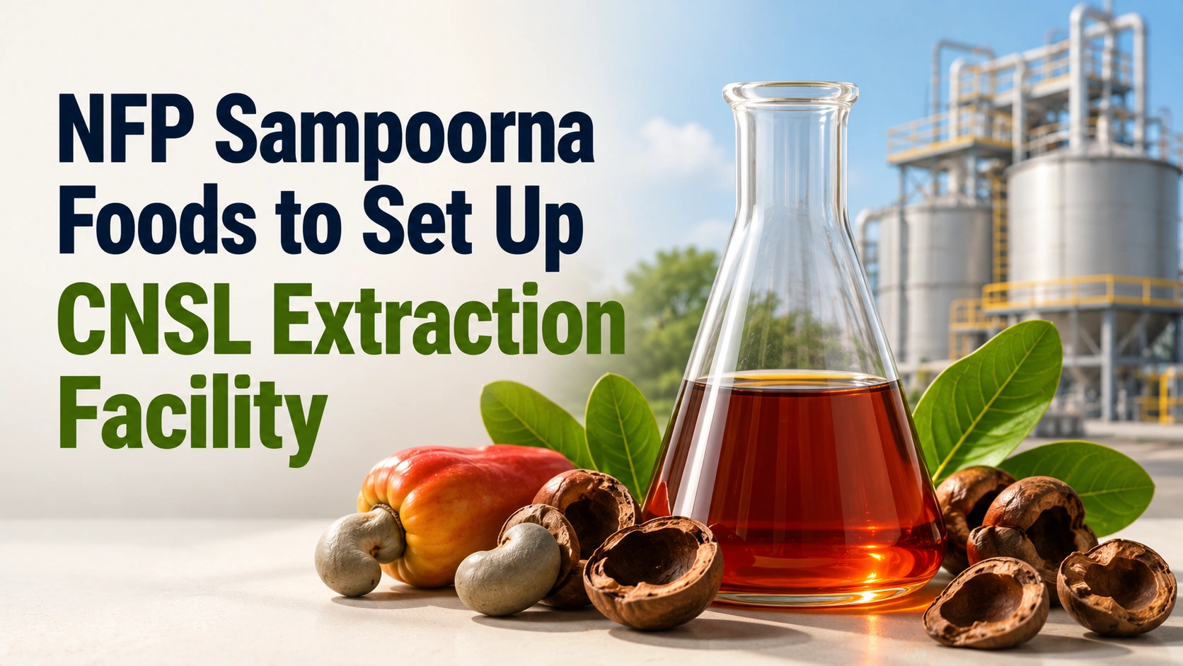 NFP Sampoorna Foods to Set Up CNSL Extraction Facility; Expands Value-Added Business