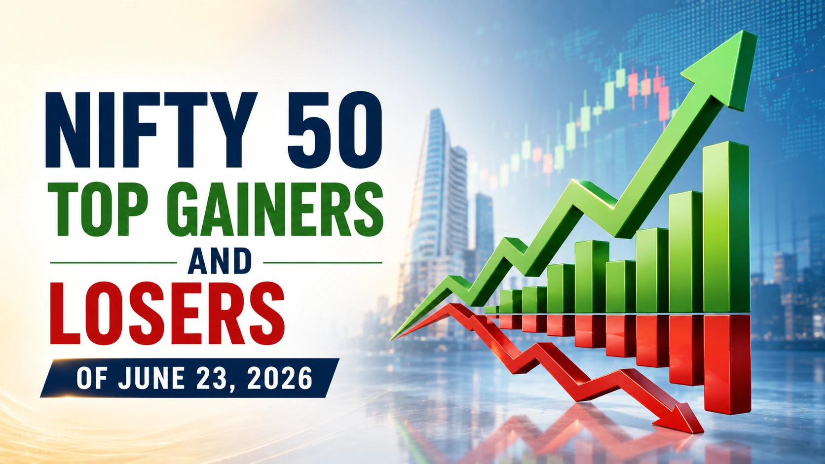 Nifty 50 Top Gainers and Losers of June 23, 2026: Cipla, Power Grid, Dr. Reddy’s Lead Gainers List; Infosys, Wipro, TCS Among Laggards