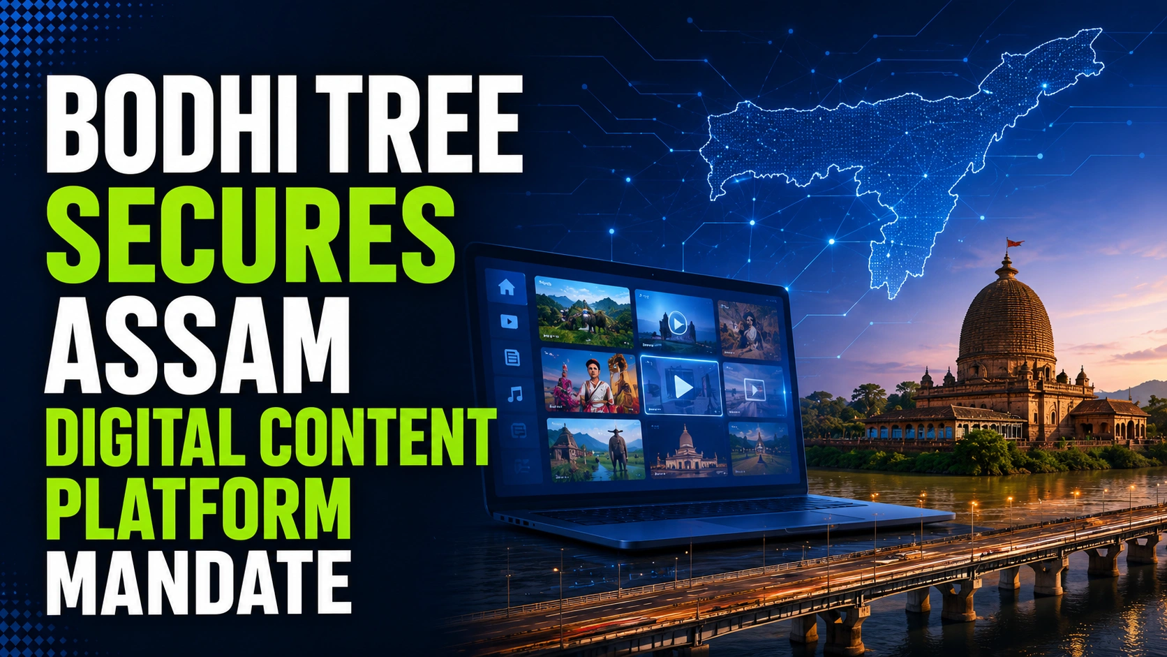 Bodhi Tree Secures Assam Digital Content Platform Mandate; Shares Rise