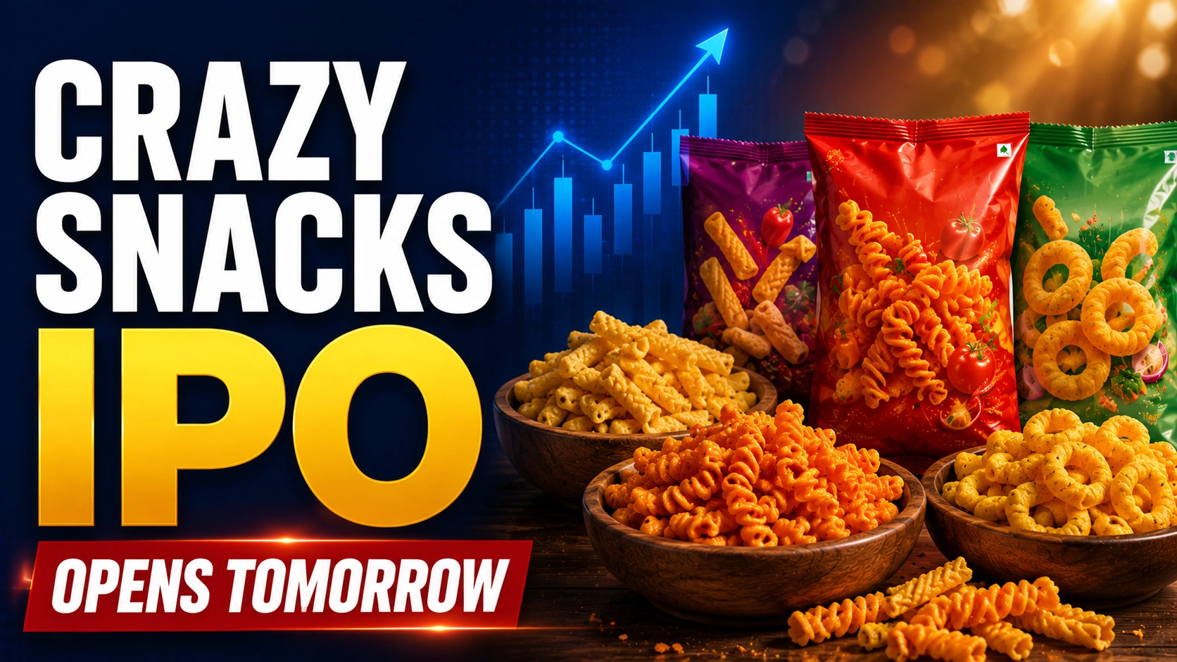 Crazy Snacks IPO Opens Tomorrow: Price Band Fixed At ₹39-₹42, Issue Size At ₹31.47 Crore