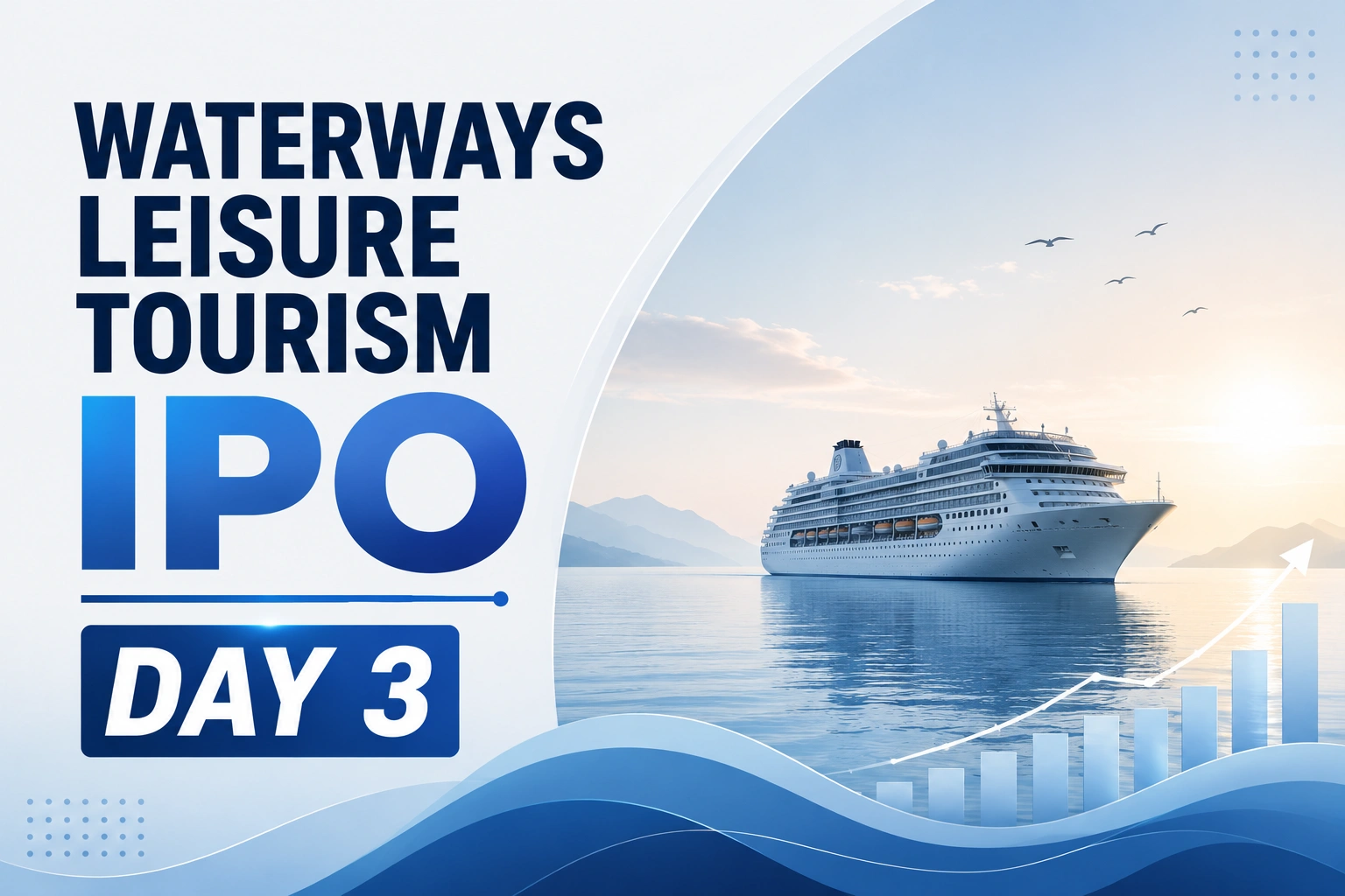Waterways Leisure Tourism IPO Day 3: Retail Investors Lead Demand As ₹585 Crore Issue Closes Today