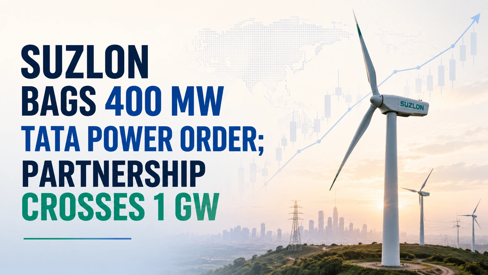 Suzlon Bags 400 MW Tata Power Order; Partnership Crosses 1 GW