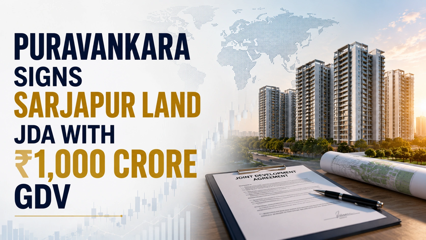 Puravankara Signs Sarjapur Land JDA With ₹1,000 Crore GDV; Shares Rise