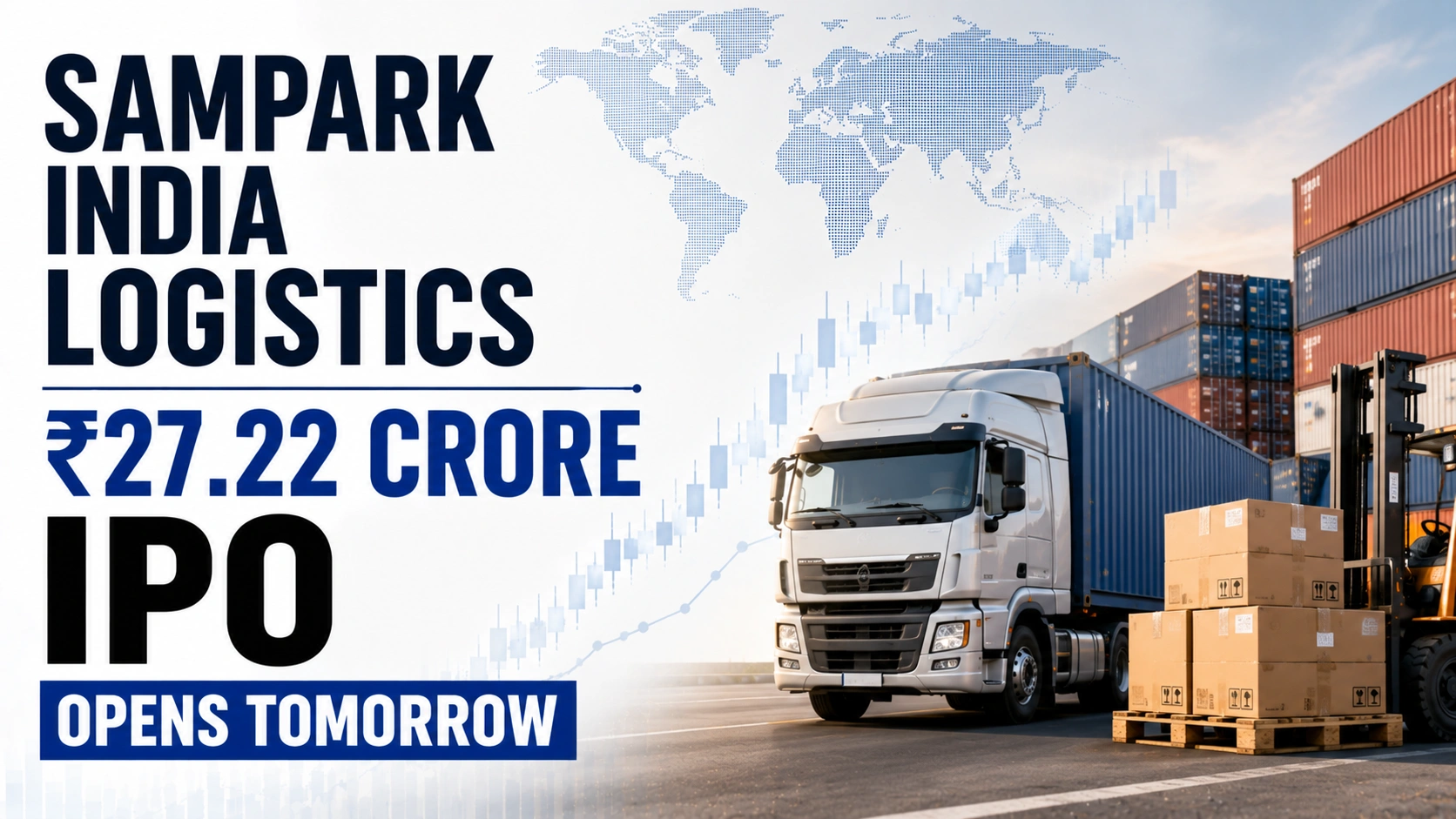 Sampark India Logistics ₹27.22 Crore IPO Opens Tomorrow; Here's What Investors Need to Know