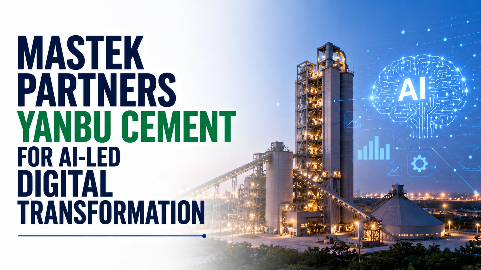 Mastek Partners Yanbu Cement for AI-Led Digital Transformation; Shares Flat