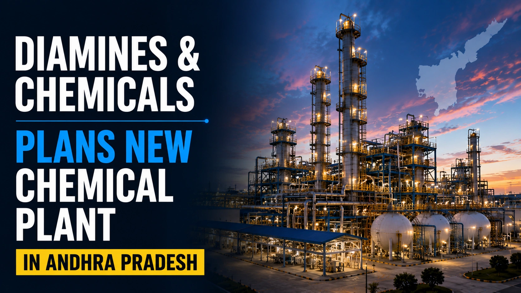 Diamines & Chemicals Plans New Chemical Plant in Andhra Pradesh; Shares Slip