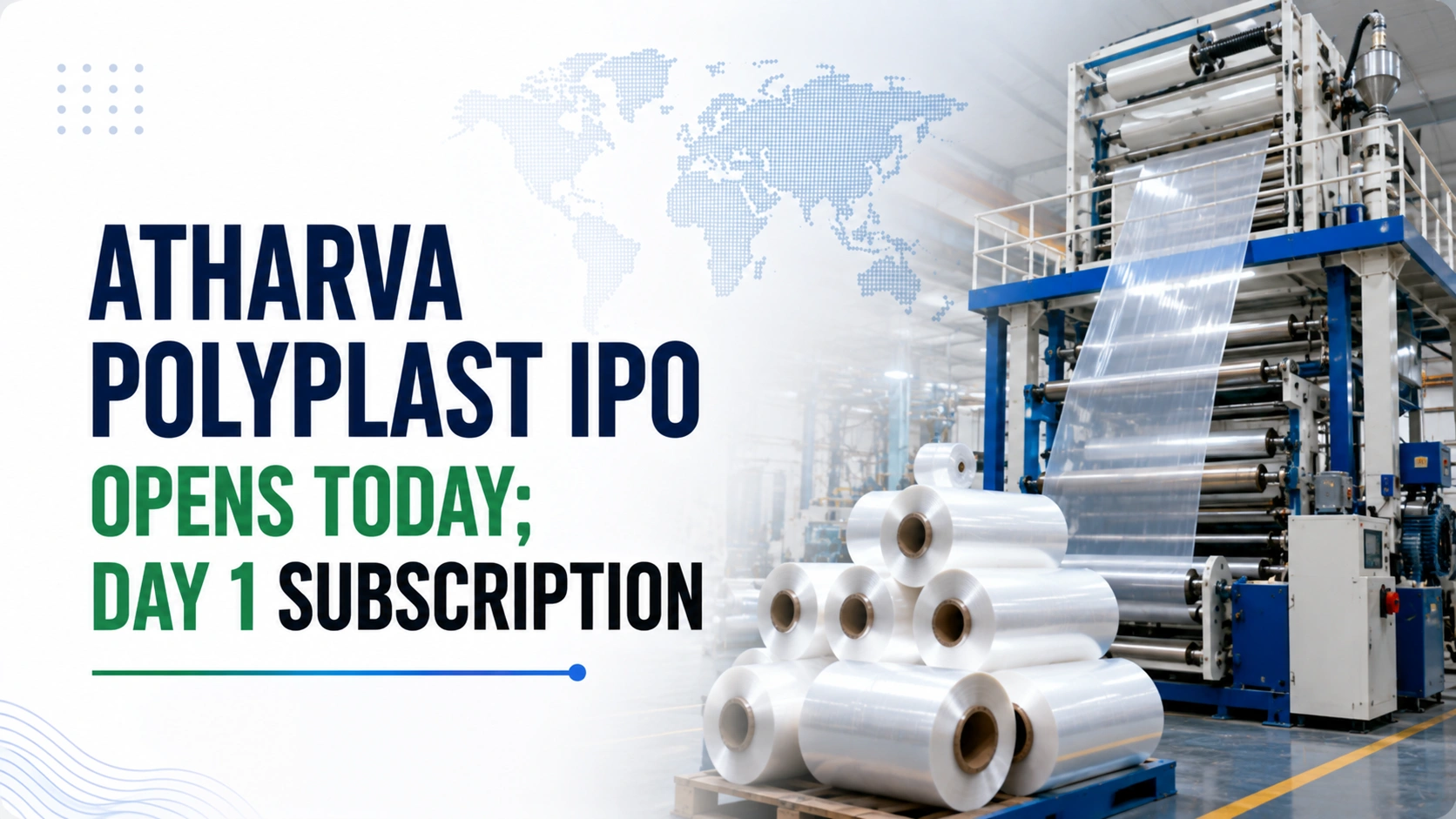 Atharva Polyplast IPO Opens Today; Day 1 Subscription Reaches 0.23x In Early Bidding 