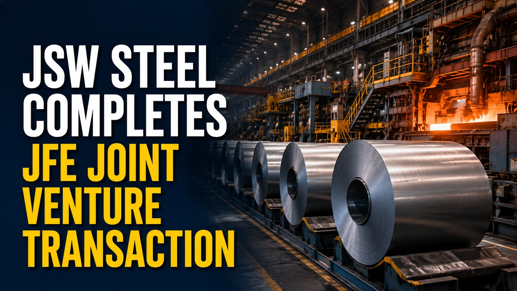 JSW Steel Completes JFE Joint Venture Transaction; Shares Largely Unchanged