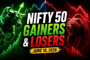 Nifty 50 Top Gainers and Losers Today, June 10, 2026: HDFC Bank, Hindustan Unilever, Kotak Mahindra Bank Lead; Hindalco, Coal India, Tata Steel Decline