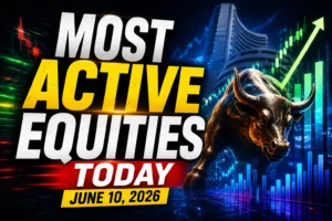 Most Active Equities Today, June 10, 2026: Vodafone Idea, Easy Trip Planners, Ola Electric Among Most Traded Stocks