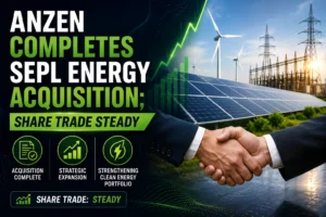 Anzen Completes SEPL Energy Acquisition; Share Trade Steady