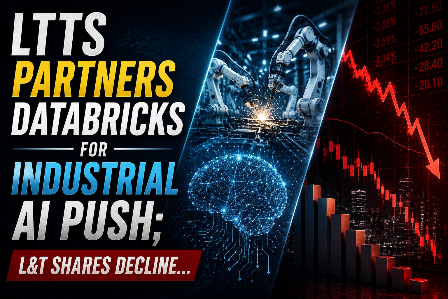 LTTS Partners Databricks for Industrial AI Push; L&T Shares Decline 