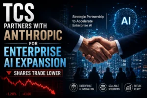 TCS Partners with Anthropic for Enterprise AI Expansion; Shares Trade Lower