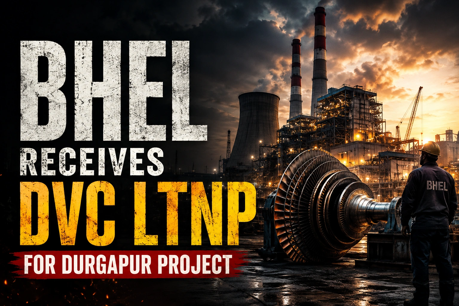 BHEL Receives DVC LTNP For Durgapur Project; Shares Decline
