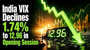 India VIX Declines 1.74% to 12.96 in Opening Session as Easing Global Risks Keep Volatility Near Three-Month Lows