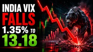 India VIX Falls 1.35% to 13.18 as Easing Global Risks and Lower Oil Prices Keep Market Volatility Near Three-Month Lows