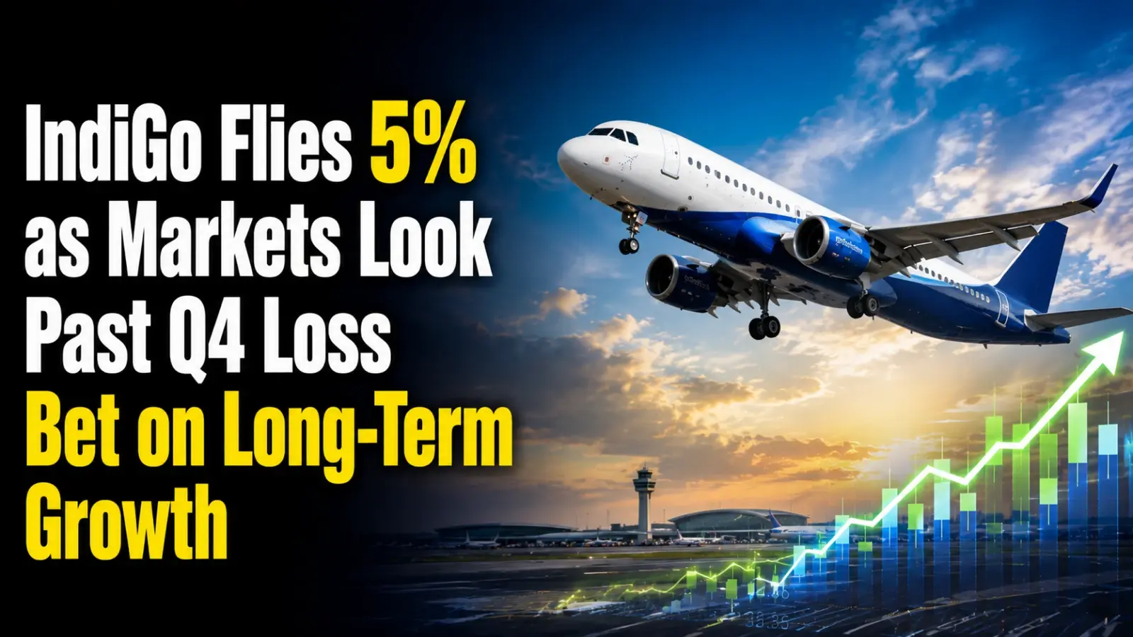 IndiGo Shares Up 5% as MarketsLook Past Q4 Loss, Bet on Long-Term Growth