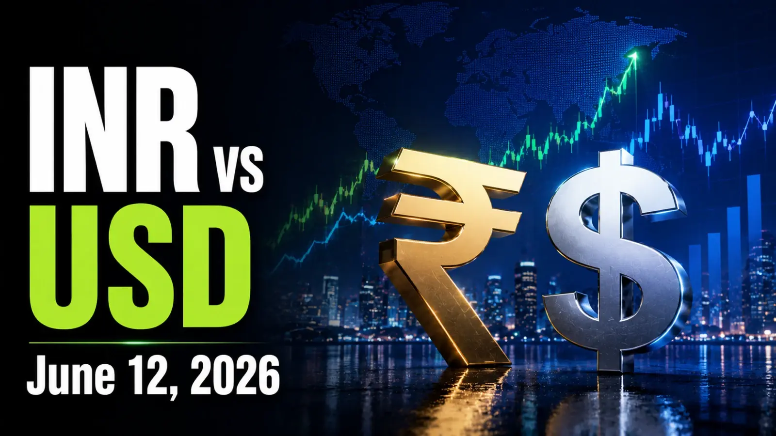 INR vs USD, June 12, 2026: Rupee Surges 77 Paise To Close at 95.08 Against US Dollar As Global Oil Prices Fall