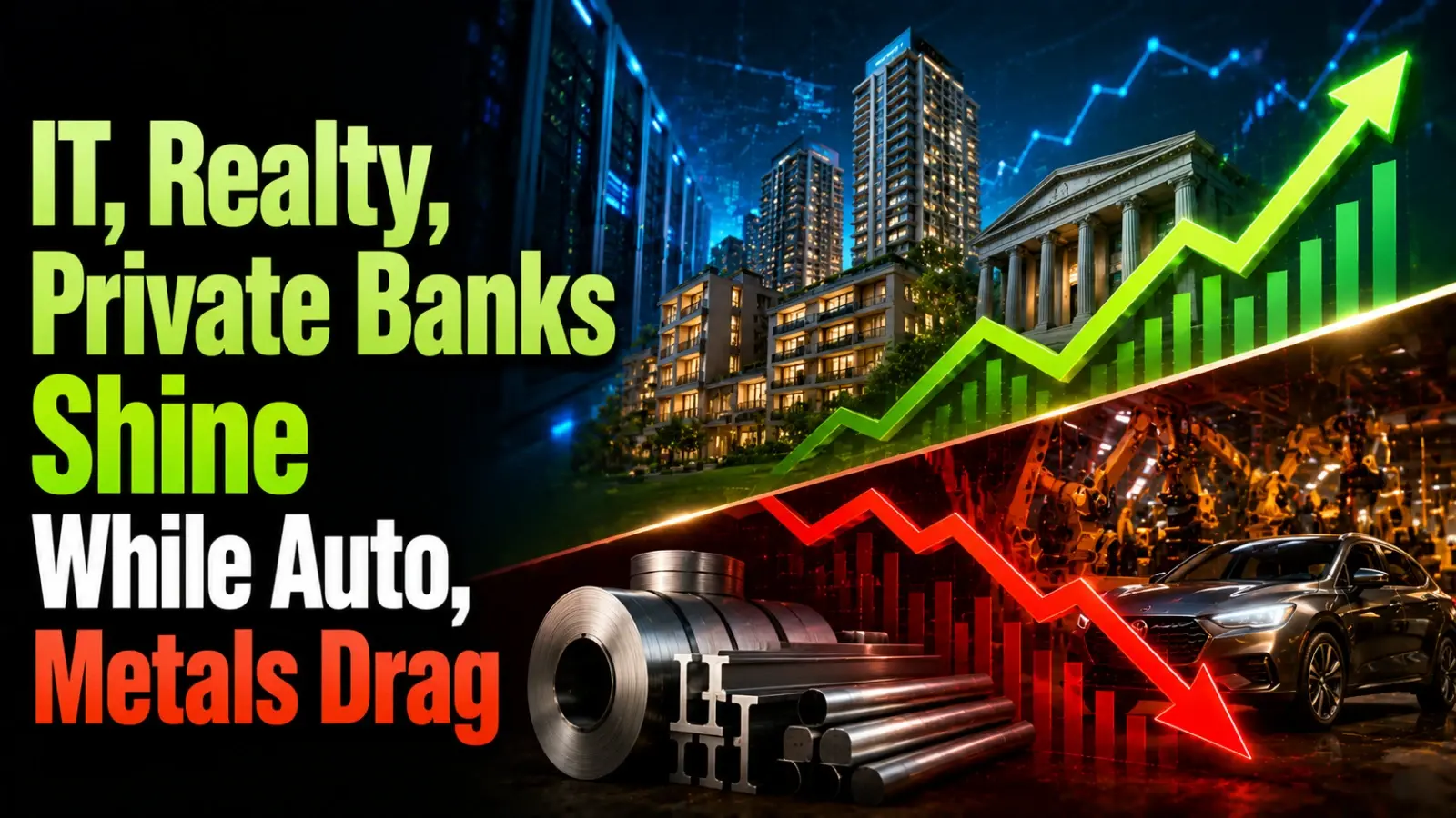IT, Realty, Private Banks Shine While Auto, Metals Drag: How Sectors Fared on Dalal Street Today