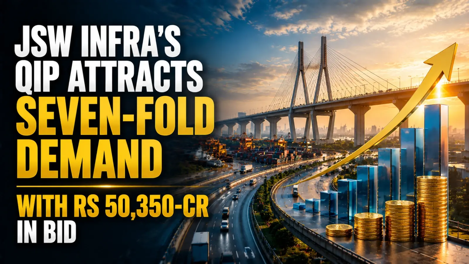 JSW Infra’s QIP Attracts Seven-Fold Demand With Rs 50,350-Cr in Bids