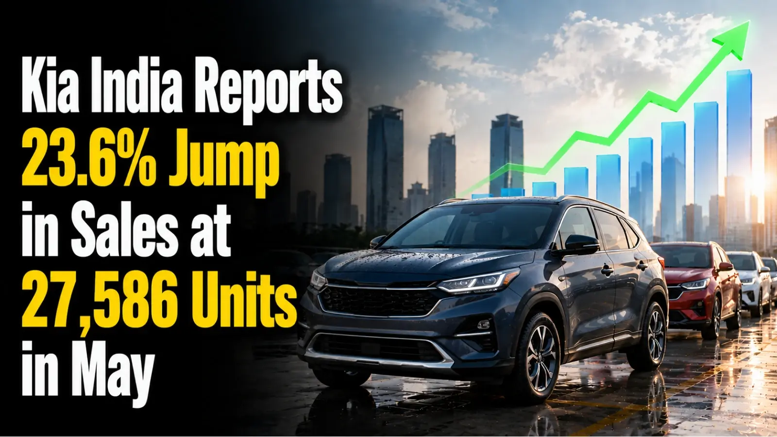 Kia India Reports 23.6% Jump in Sales at 27,586 Units in May