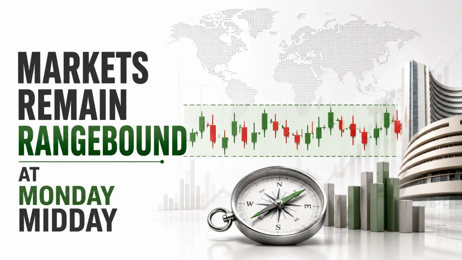 Stock Market Mid-day report, June 29, 2026: Markets Remain Rangebound; Climbing Oil Keep Gains in Check