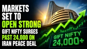 Markets Set to Open Strong on Monday; Gift Nifty Surges Past 24,000 on Iran Peace Deal