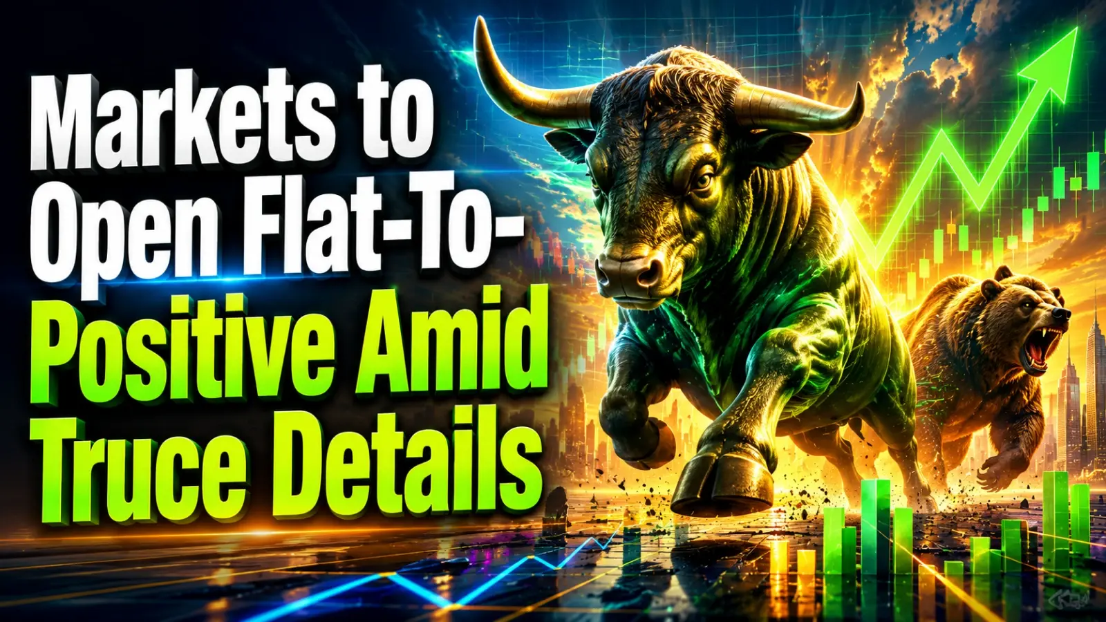 Gift Nifty Signals Flat-To-Positive Open Amid Truce Details; Eyes on Fed’s FOMC Verdict