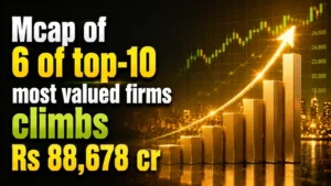 Mcap of 6 of Top-10 Most Valued Firms Climbs Rs 88,678 Cr; ICICI Bank Biggest Winner