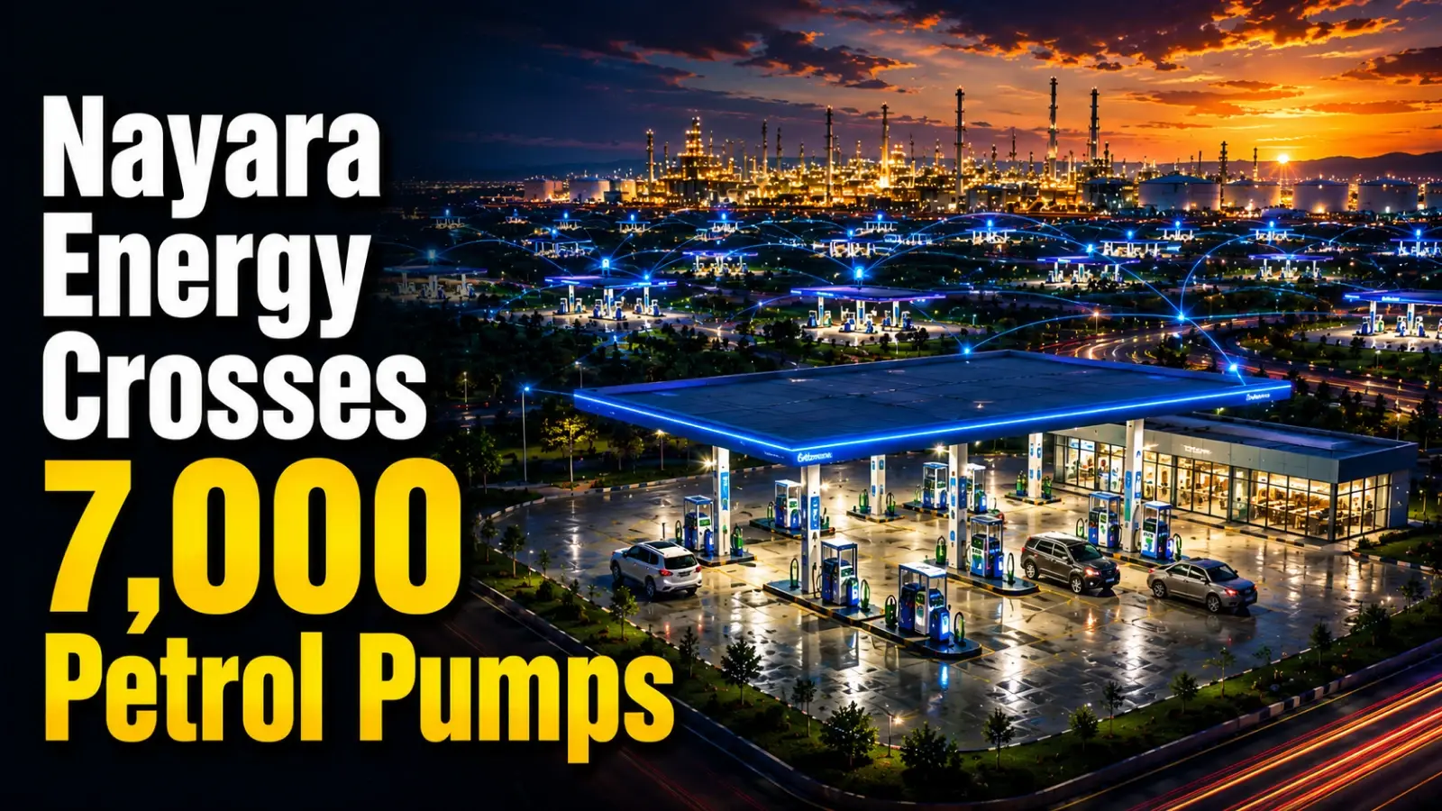 Nayara Energy Crosses 7,000 Petrol Pumps