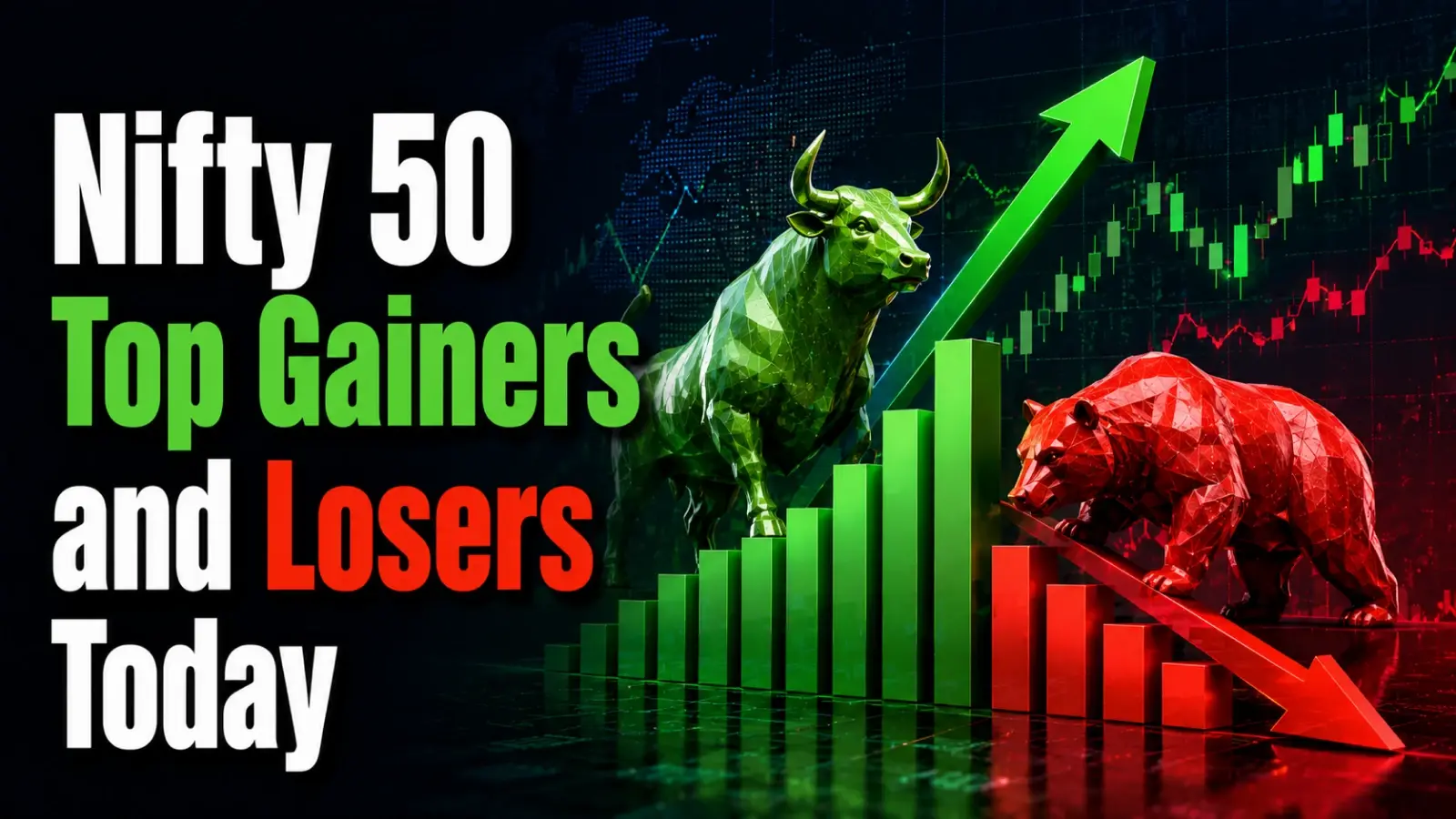 Nifty 50 Top Gainers and Losers Today, June 15, 2026: Trent, HDFC Life, Shriram Finance Gain; NTPC, Bajaj Auto, ONGC Slip