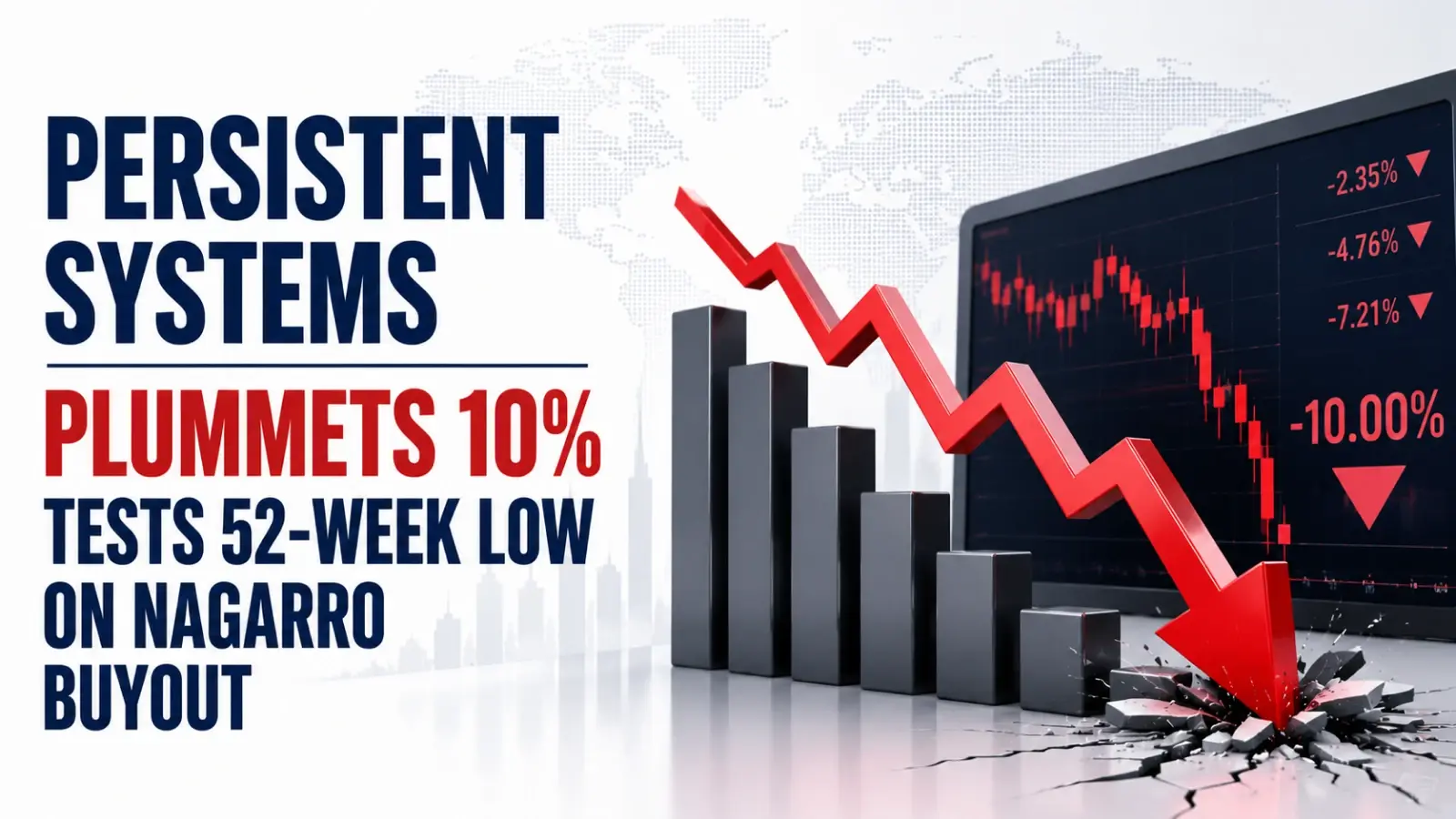 Persistent Systems Share Plummets 10%, Tests 52-Week Low on Nagarro Buyout, $650-mn US Deal