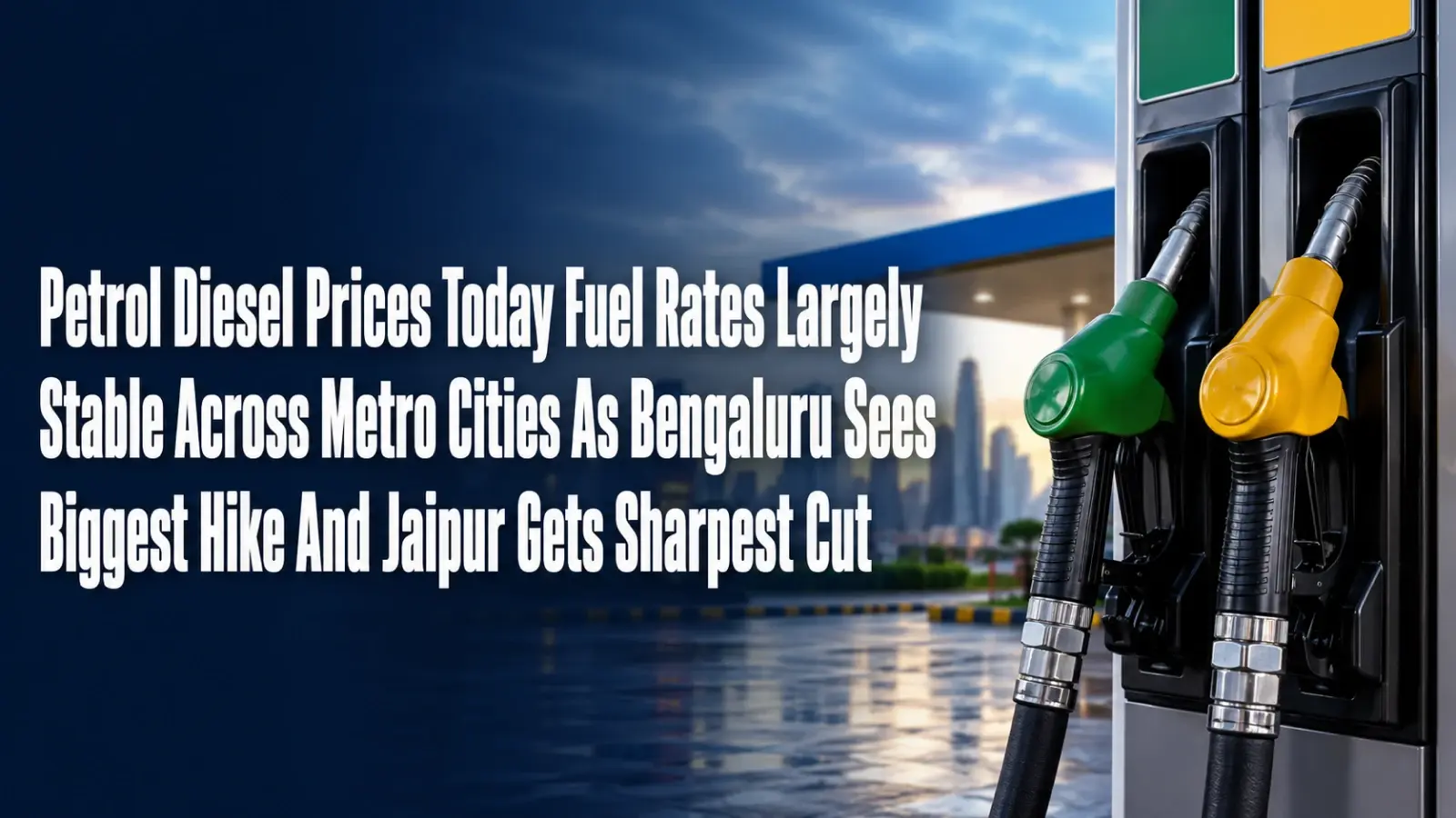 Petrol, Diesel Prices Today, June 9, 2026: Fuel Rates Largely Stable Across Metro Cities; Bengaluru Sees Biggest Hike, Jaipur Gets Sharpest Cut