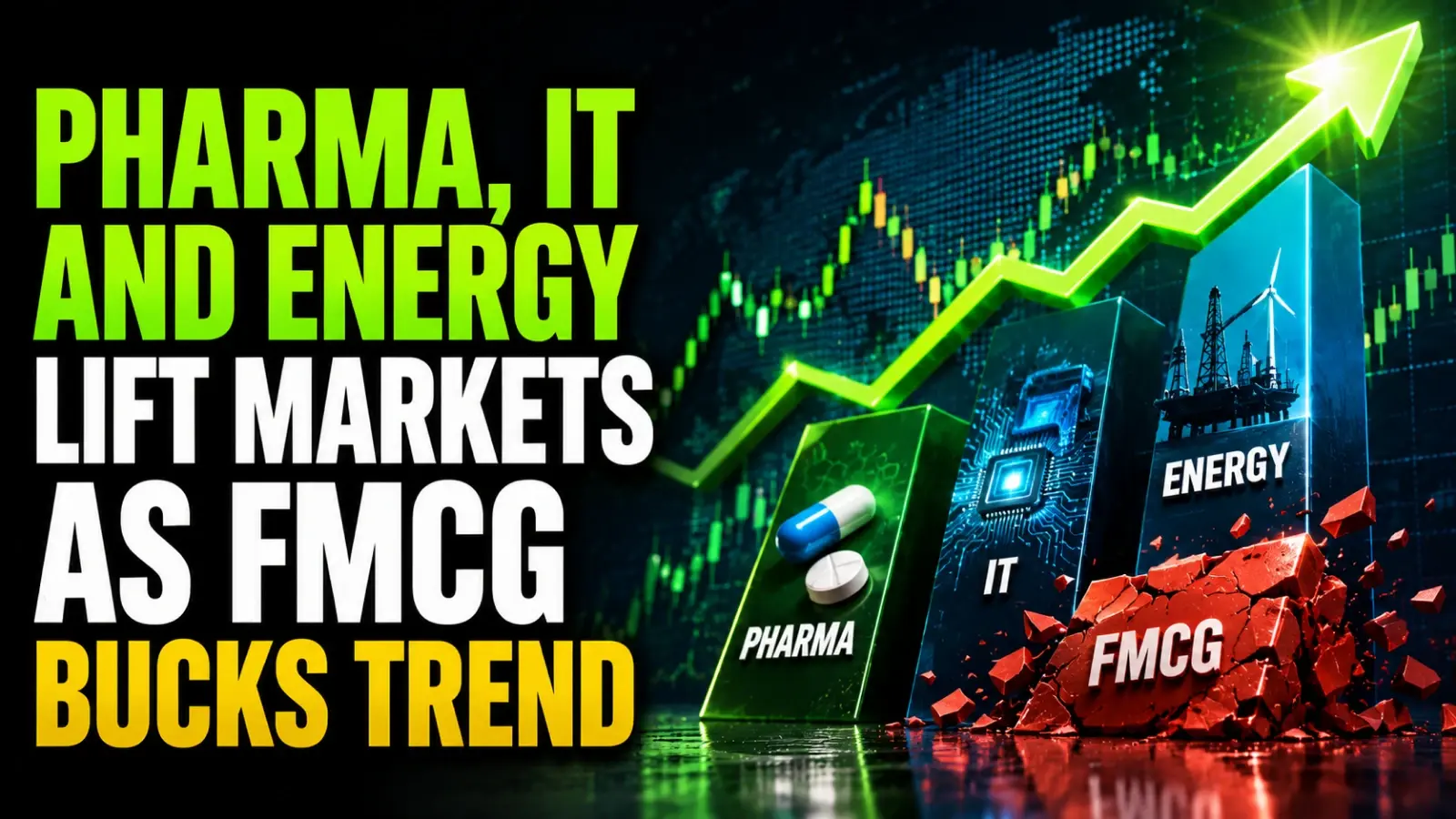 Pharma, IT and Energy Lift Markets as FMCG Bucks Trend