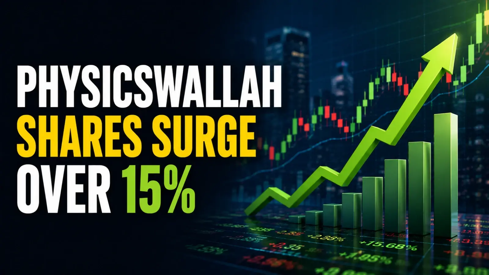 PhysicsWallah Shares Surge over 15% as Company Plans to Partner with NBFCs for Student Financing