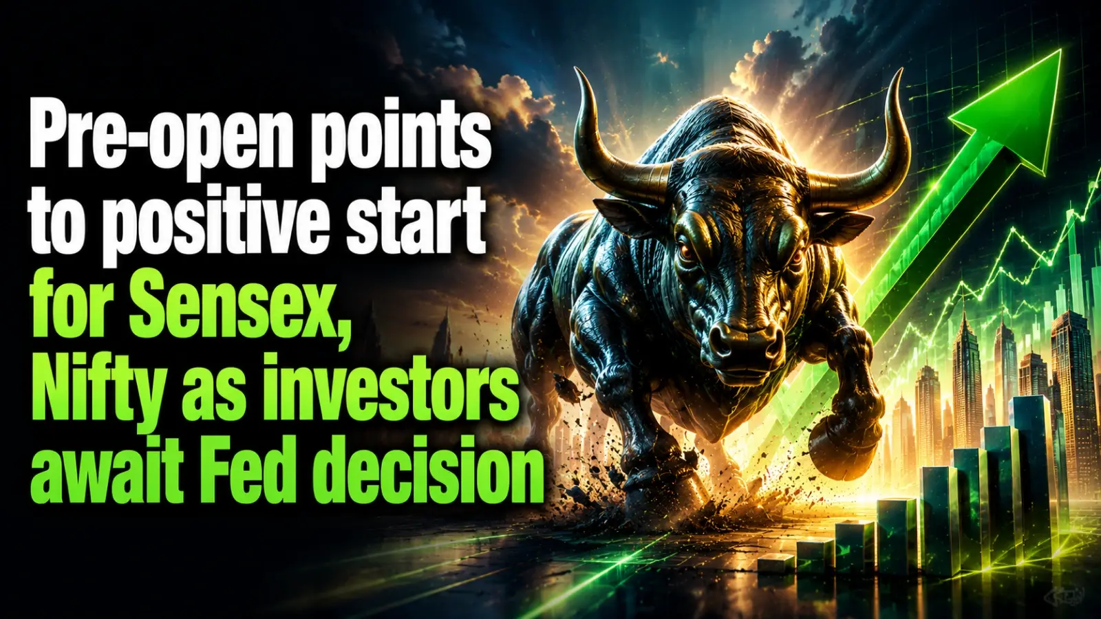 Pre-open Points to Positive Start for Sensex, Nifty as Investors Await Fed Decision