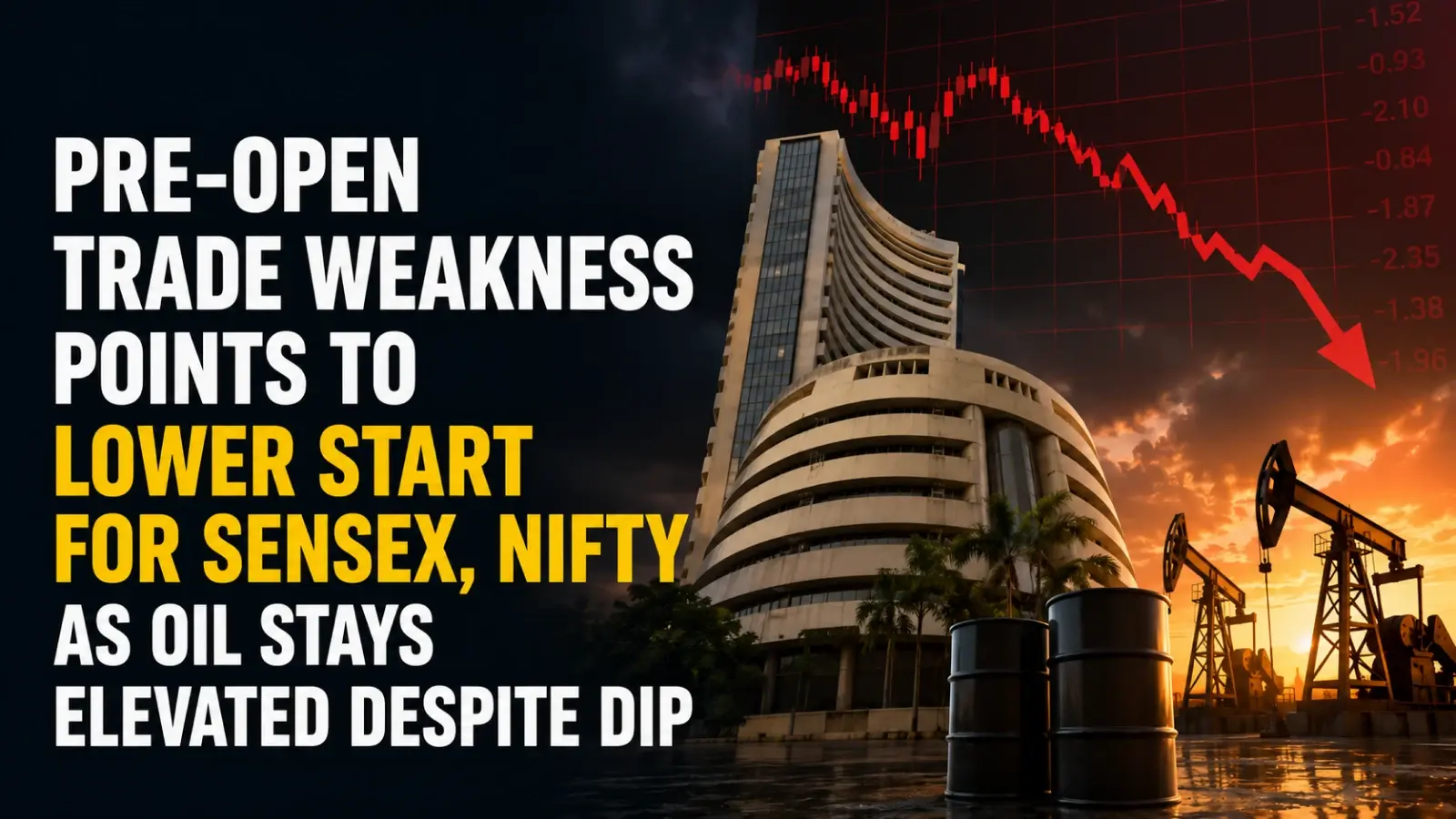 Nifty Below 23,350 in Gift Trade: What’s Driving Today’s Market Weakness