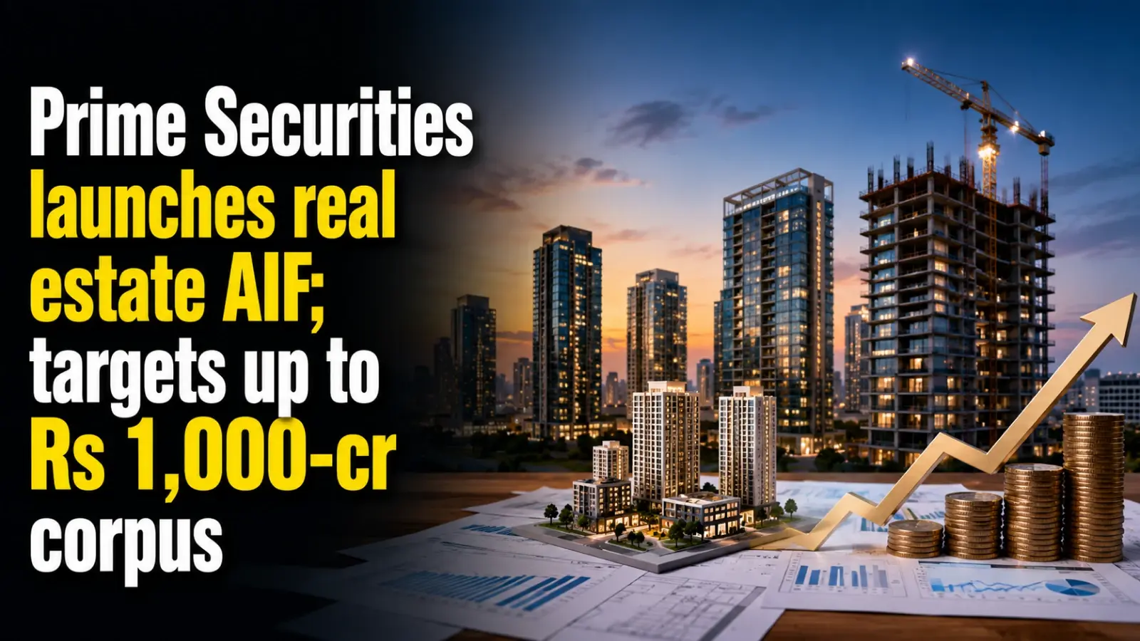 Prime Securities Launches Real Estate AIF; Targets Up to Rs 1,000-Cr Corpus